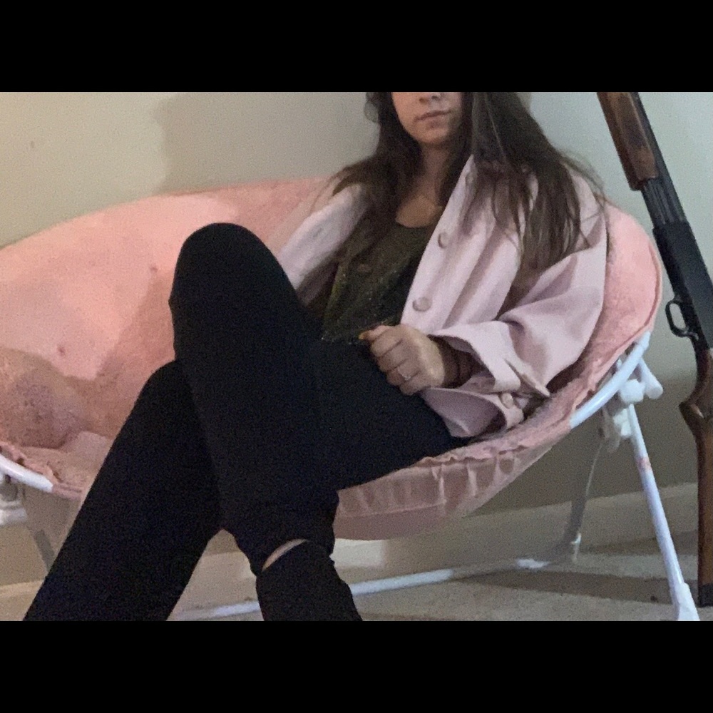 Pink Bonders Vintage Trench Coat